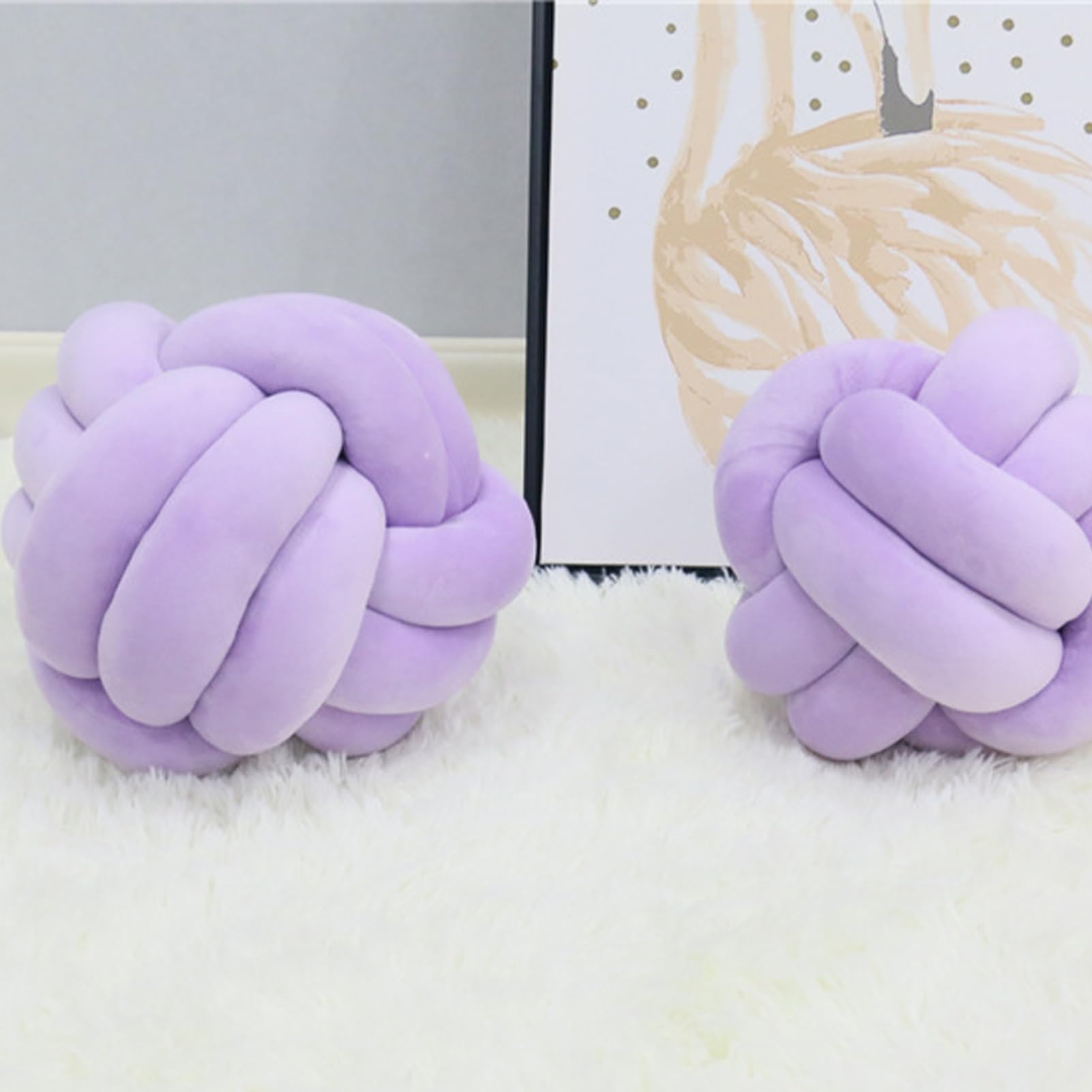 Bulky,Gomitolo di lana Roving, Supre Large per lavorare a maglia a mano, in velluto, 500 g, lunghezza circa 25 m, lana grezza islandese, morbido filato di lana per fai da te, letto e divano (viola)