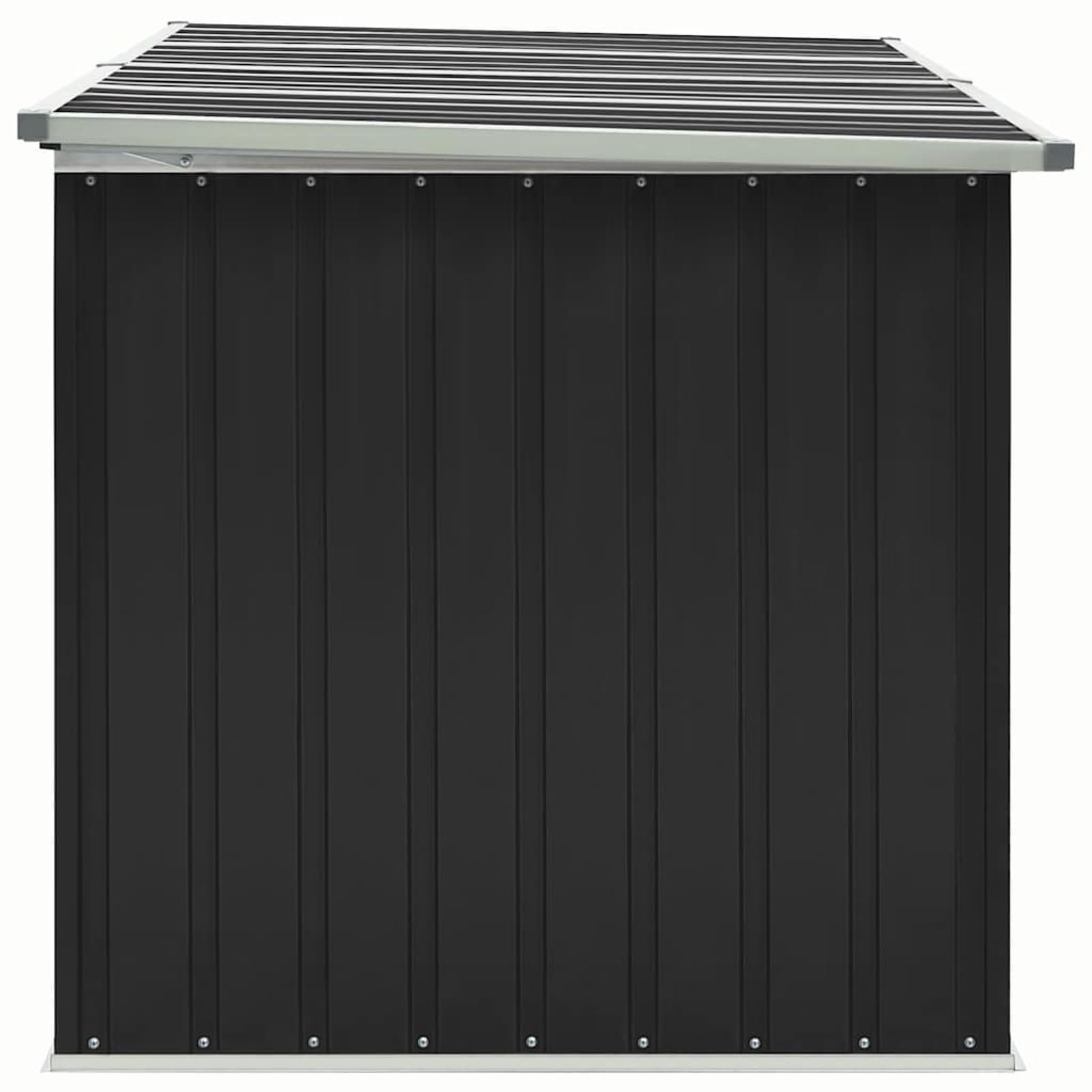 Gecheer Baule da giardino, contenitore per esterni antracite 171x99x93 cm per patio, veranda o giardino
