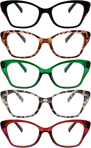 Miniatura 1 de Eyekepper Paquete de 5 lentes de lectura para mujeres y lectores de ojo de gato