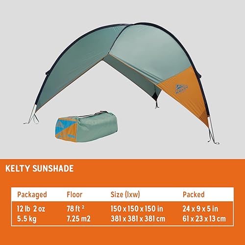 Miniatura 3 de Kelty Sunshade (actualización 2020) - Tienda de campaña desplegable con toldo rápido