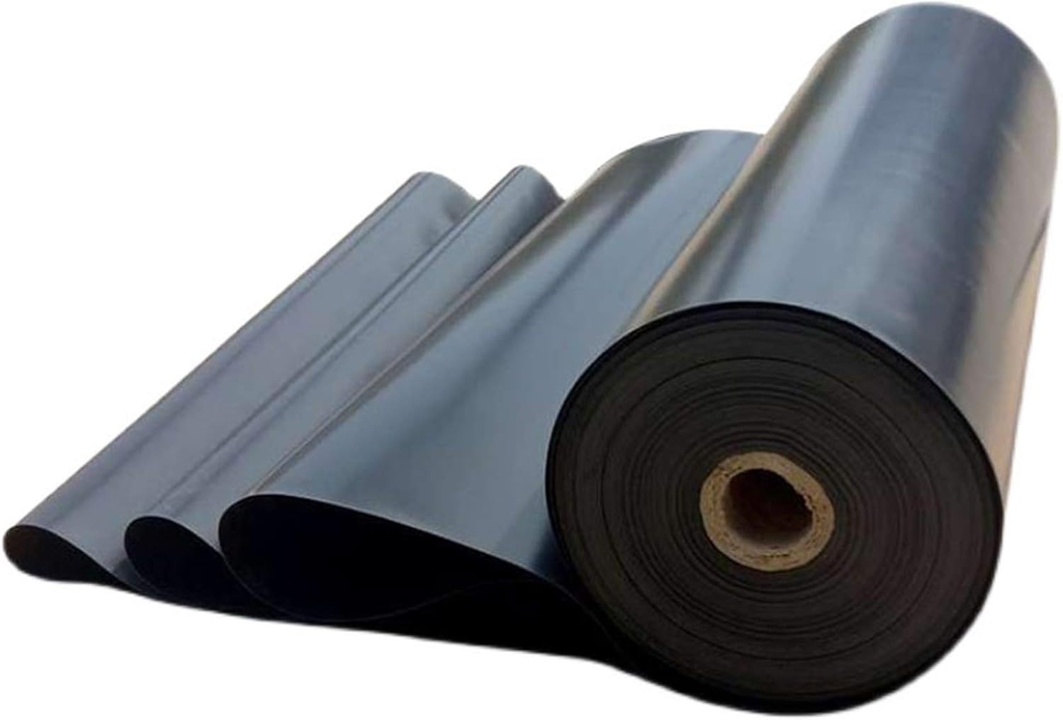 Heavy-Duty Waterproof Tarpaulin Pond Liner - 0.2mm/0.3mm Thick HDPE Black, Ideal for Fish Ponds, Water Gardens, Streams, and Fountains - Durable & Flexible