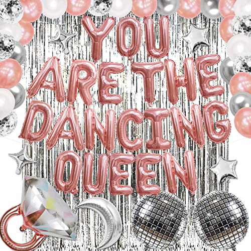 Disco Party Decorations 70s Party Decorations Disco Decoration Disco Bachelorette Party Decorations Disco Balloon You Are the Dancing Queen Balloonss Last Dance Music Themed Decoration Decor Supplies