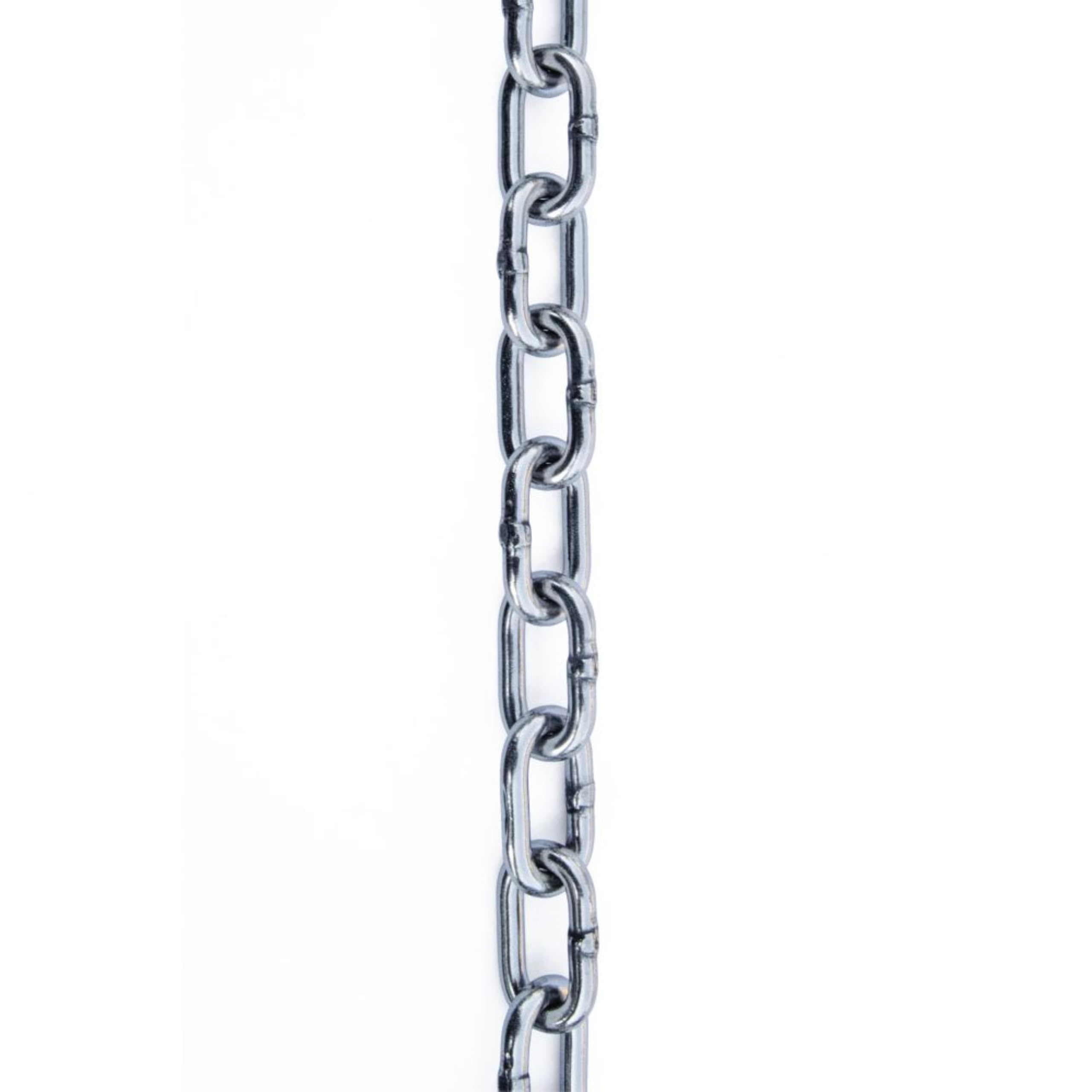Cadena soldada genovesa de acero galvanizado electrolítico – Alta resistencia – 100% fabricada en Italia – Disponible en varias medidas y diámetros (Ø 5 mm – 2,5 metros)