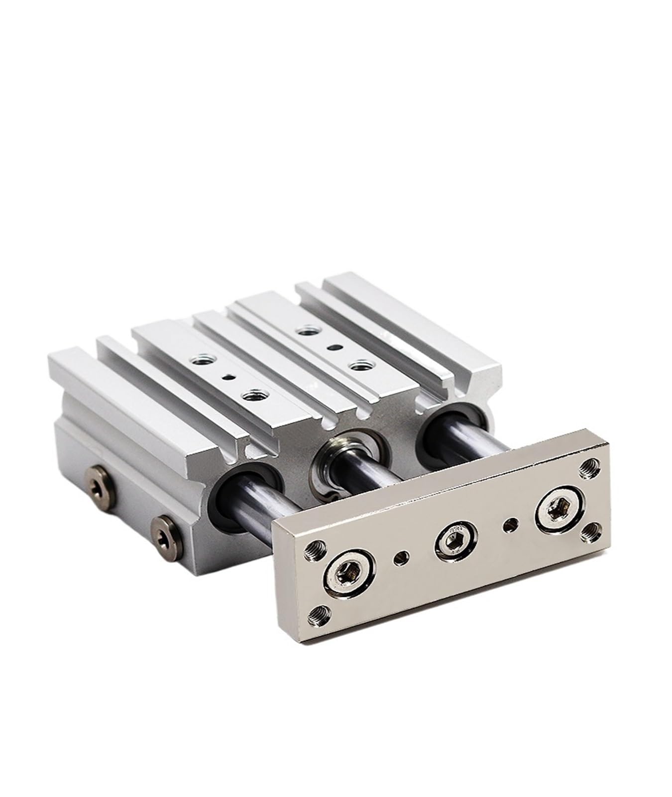 Vérin pneumatique MGPL12 trois tiges guidées double effet