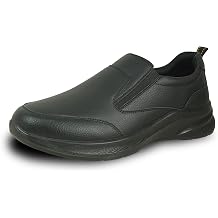 VANGELO Professional Slip Resistant Men Work Sneaker Shoe for Food Service Health Care Nurse Nick and Jimmy Black
