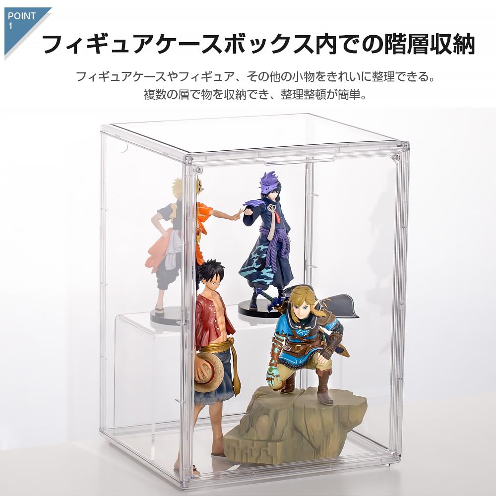 Amazon.co.jp: 八番屋 コの字型アクリルラック 展示台 ディスプレイ