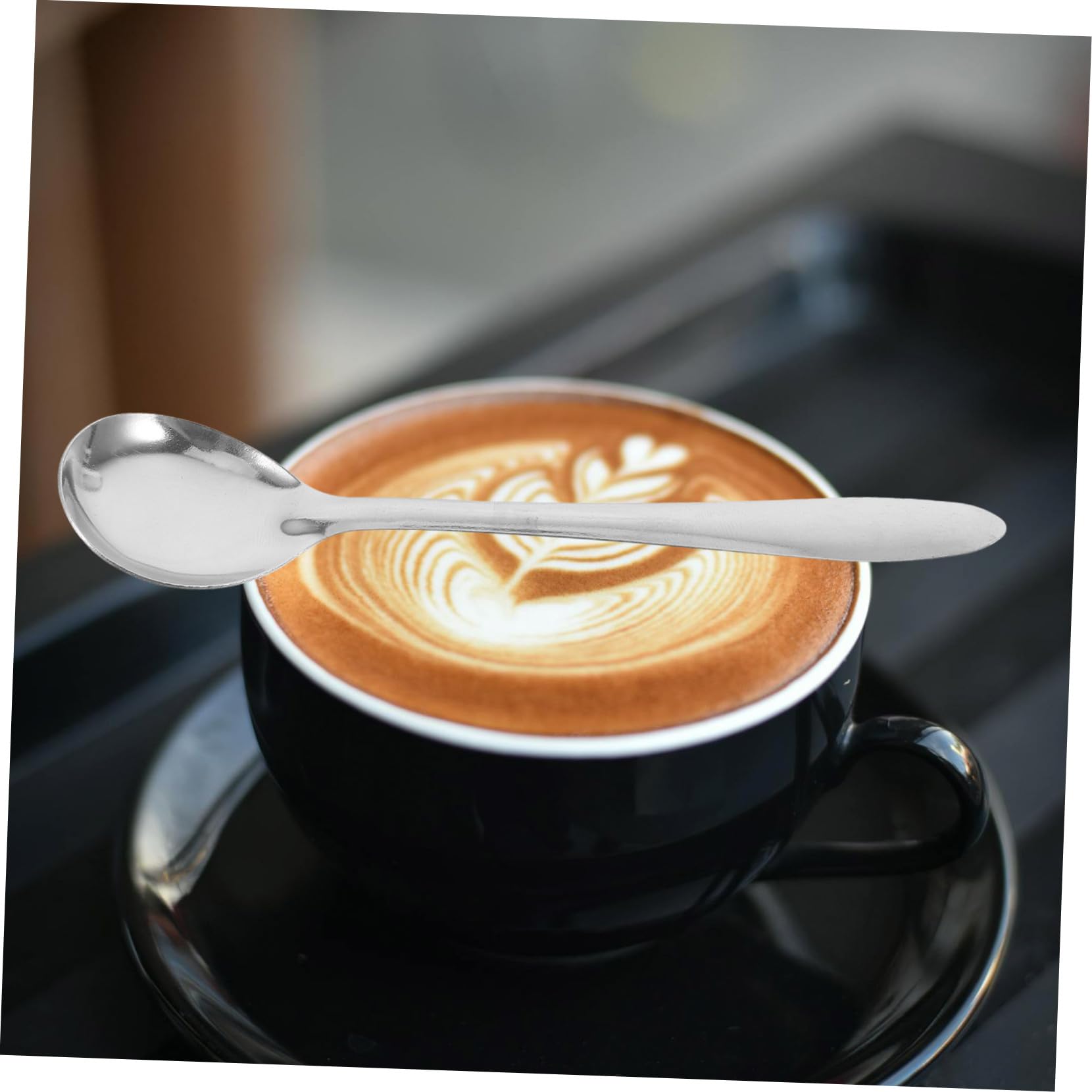 VALICLUD 100pezzi Cucchiaio in Acciaio Inox per Mescolare Cucchiaini da Caffè Espresso Cucchiaino Piccolo Portatile Mini Cucchiaini da Tavola per Uso Domestico e Professionale