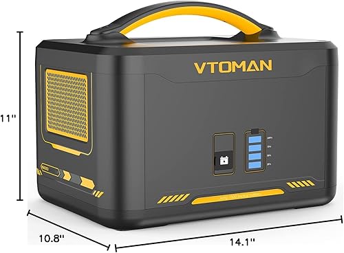 Miniatura 7 de VTOMAN Batería extra Jump 1500, batería LiFePO4 de gran capacidad de 1548 Wh con protección BMS para campamento, respaldo en el hogar, adecuada para