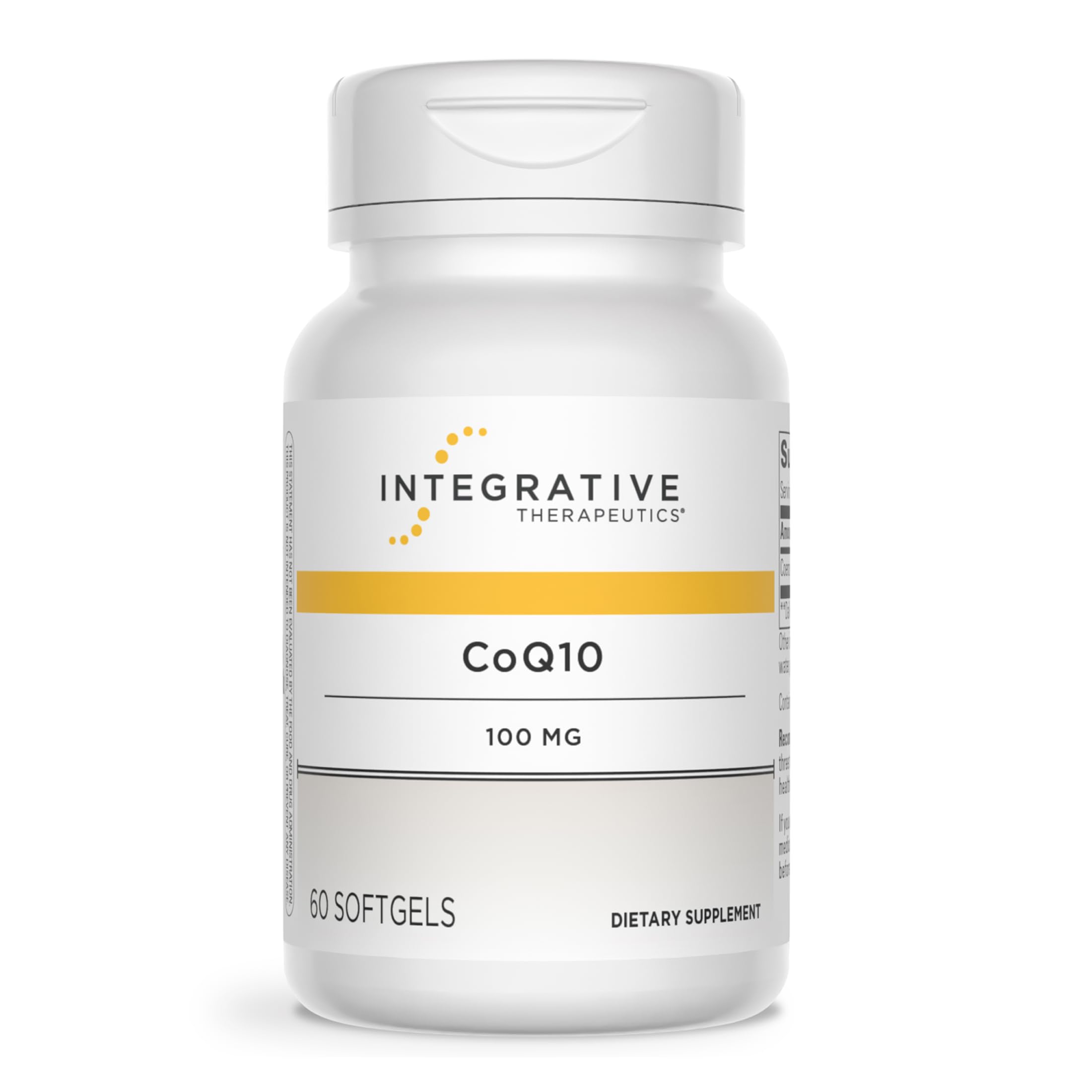 Integrative Therapeutics CoQ10 100mg, 60 Softgels 60 Count (Pack of 1)