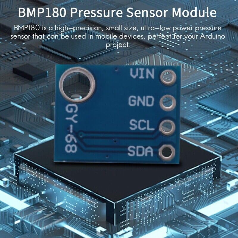 Generic 5Pcs -68 BMP180 Barometric Pressure Sensor Module Replace BMP085f
