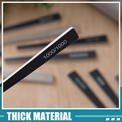 Miniatura 88 de Honoson 20 unidades de palos de lijado para modelos de plástico, palos de pulido surtidos de metal y madera, accesorios para modelos, manualidades