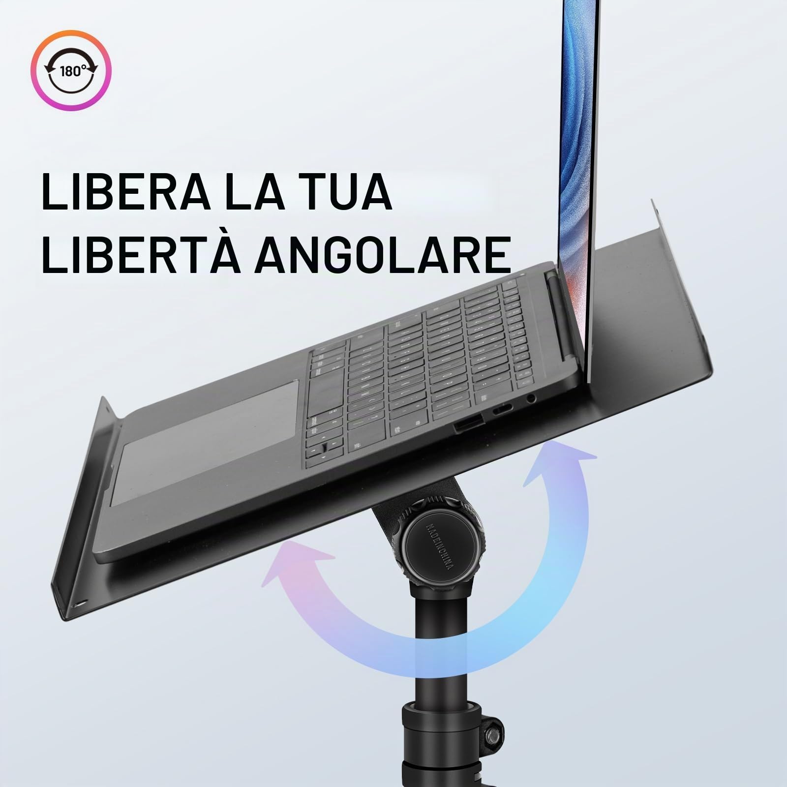 CAHAYA Supporto per treppiede per proiettore universale per computer portatile, supporto multifunzionale per DJ Rack Stand con altezza regolabile CY0331