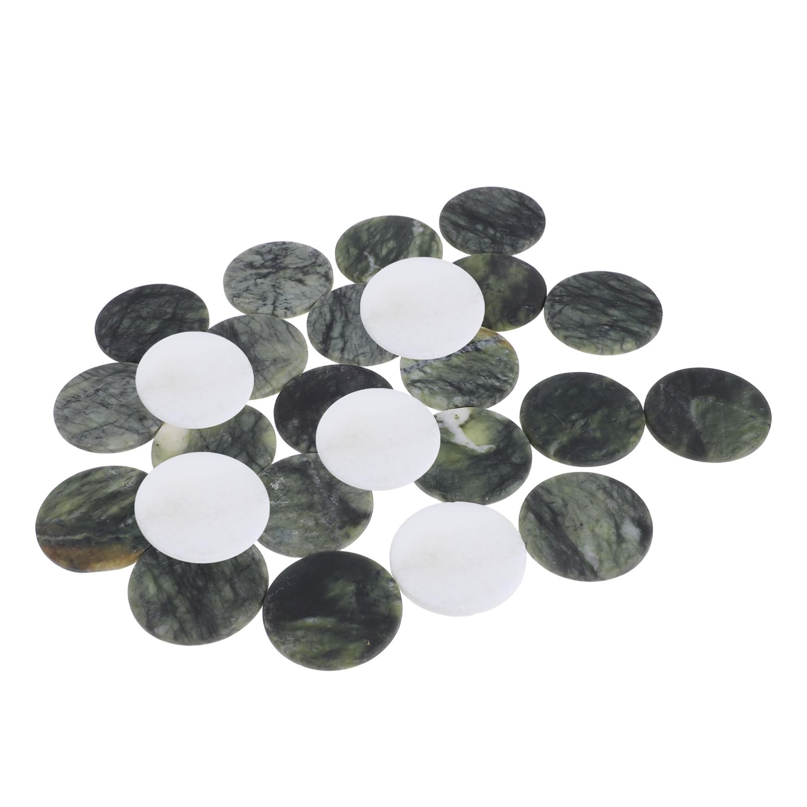 NOLITOY 40 Piezas Piedras Planas Naturales para Playa Piedras para Pintar y Lanzar Agua Rocas de Río Resistentes al para Actividades y Manualidades