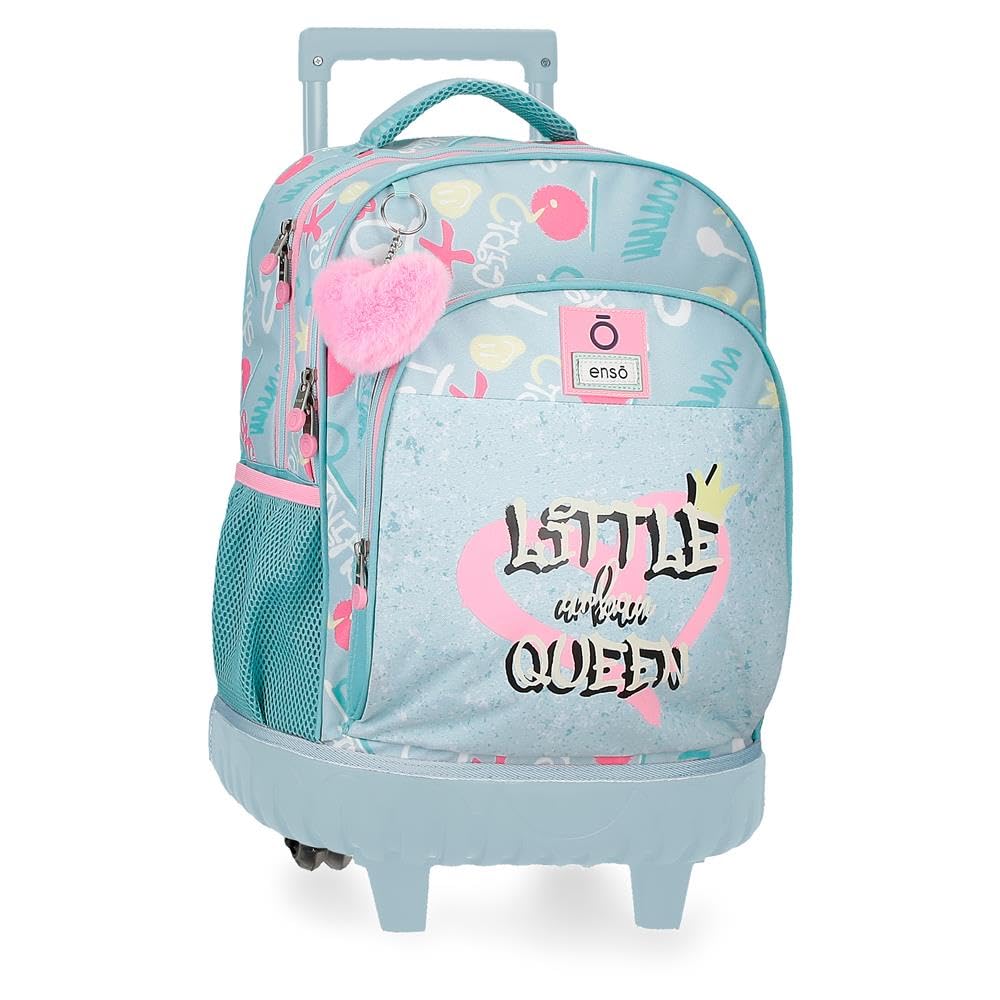 Enso Little Urban Queen Mochila 2 Ruedas Azul 33x44x21 cms Poliéster