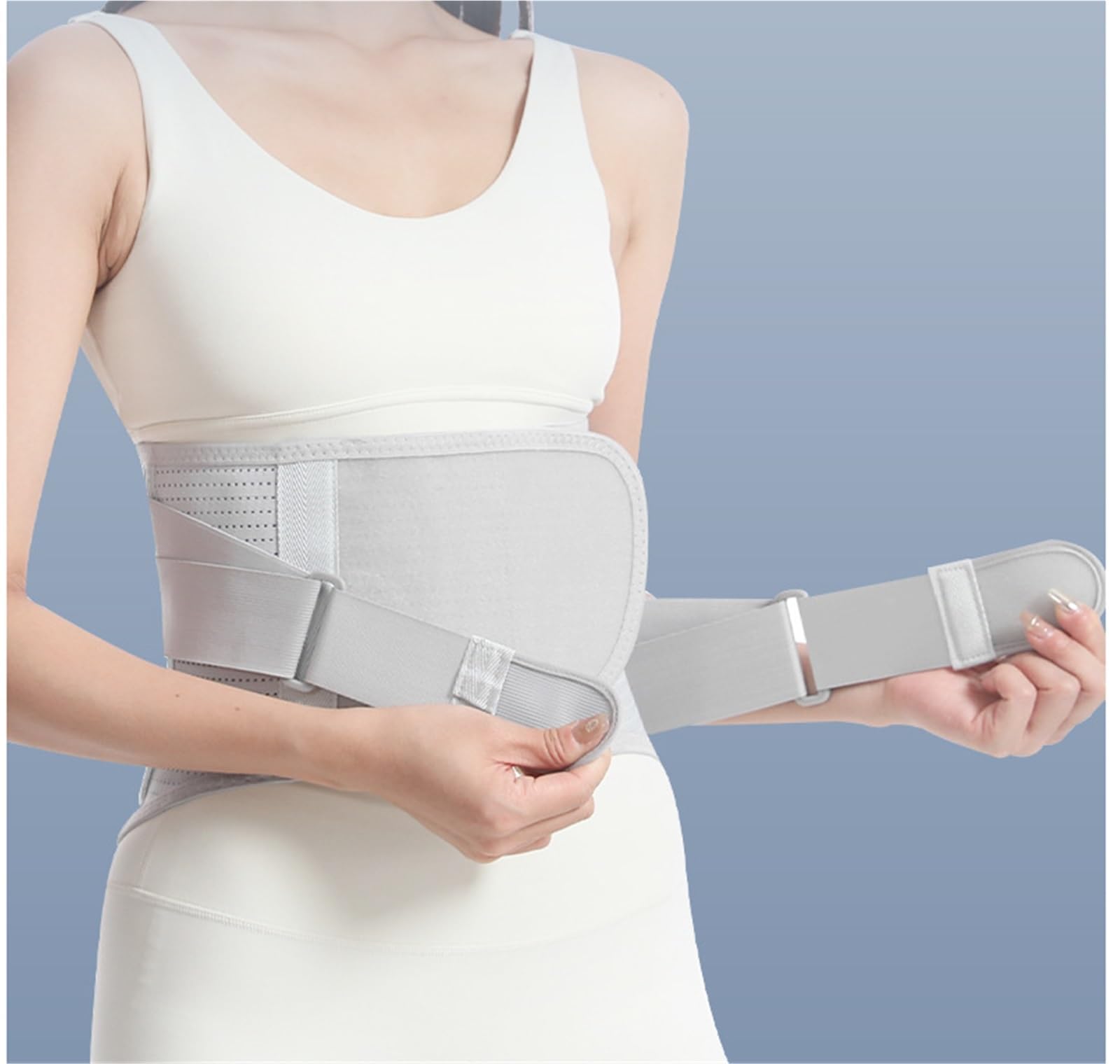 Genérico Cinturón De Soporte Lumbar Ajustable Transversalmente | Ligera (G XXL)