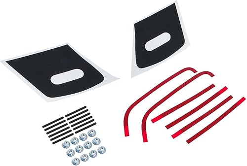 Miniatura 2 de Yates Performance Roush 422083 Extractores de calor de ventilación de campana negra para Mustang 2018-2022