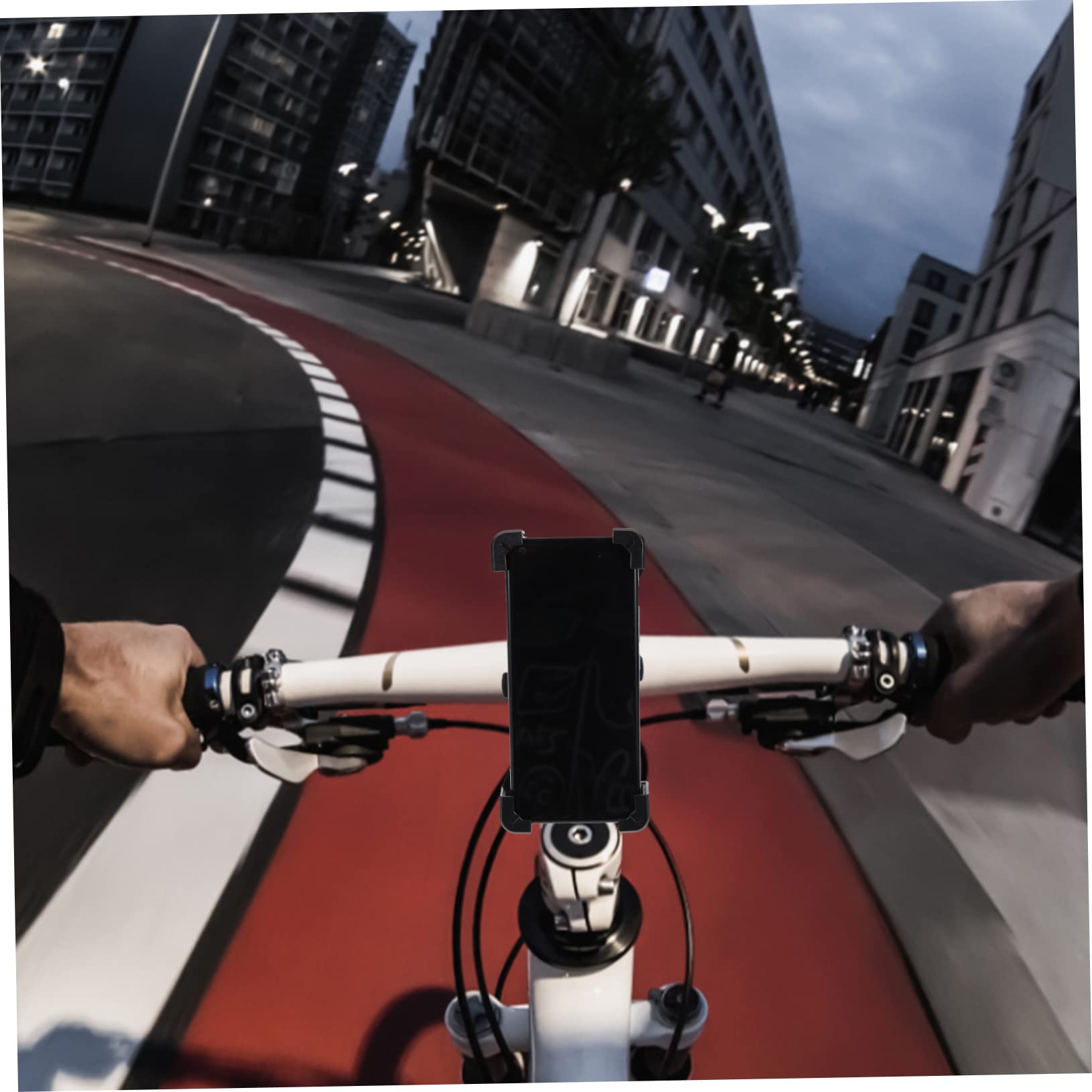 Gatuida 2pezzi Supporto Telefono Per Bici Supporto Smartphone Rotabile Per Ciclismo Design Stabile e Sicuro Compatibile Con La Maggior Dei Telefono Facile Da Installare e Resistente