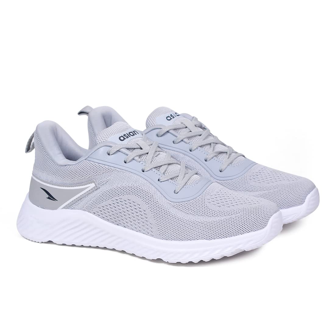 ASIAN Delta-20 Wonder Sports Running, Walking & Gym Lightweight Lace-Up Casual & Sports Shoes for Men's 42 EU Grey
