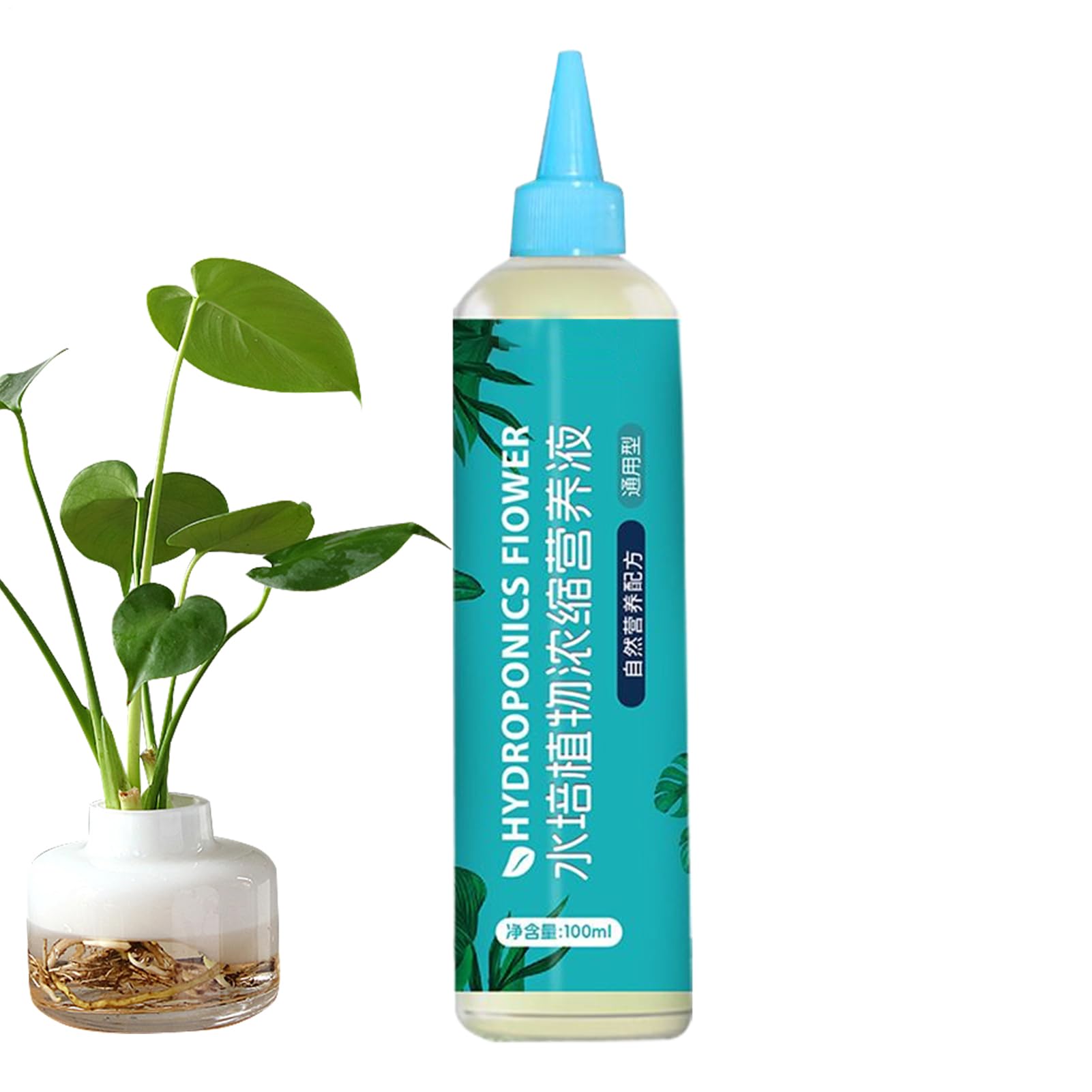 Fertilizzante Idroponico - Nutriente Liquido per Piante - 110ml per Fiori Piante da Appartamento Coltivazione Orto Propagazione e Giardinaggio