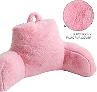 Vista 64 de Btargot Reading Pillow Bed Wedge Large Adult Backrest Lounge Cushion with Arms Back Support for Sitting Up in Bed Blue and Purple