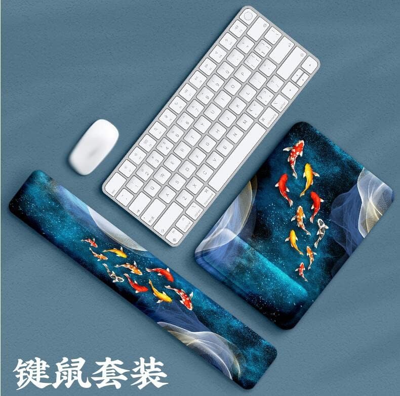 Wrist Pad Computer Office Notebook Memory Foam Padded Set Black Wrist Rest Keyboard Hand Rest
