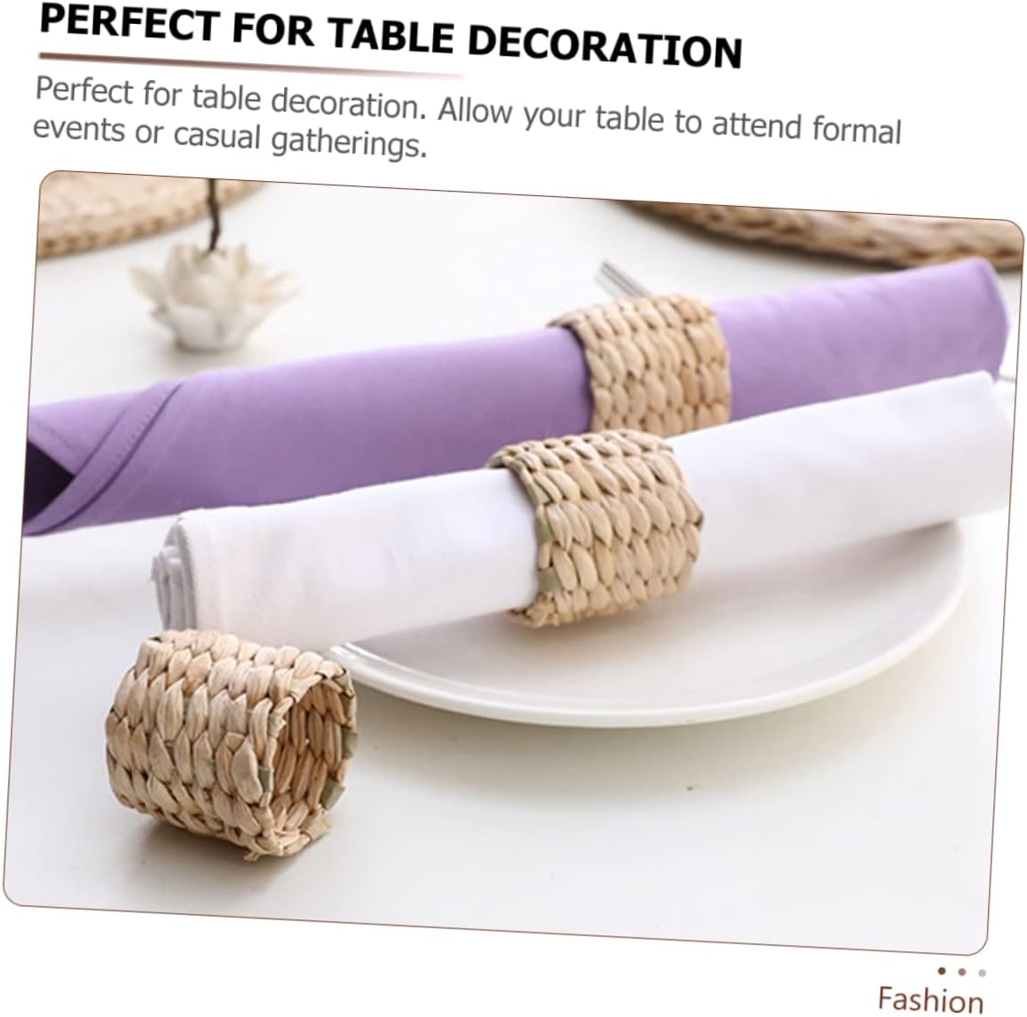 18pcs Elegant Napkin Buckle Ornaments Napkin Ring Decors for Hotel Restaurant
