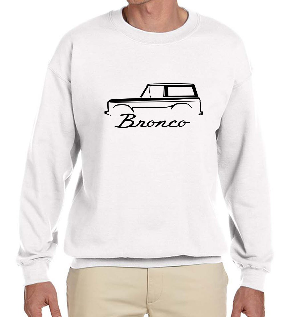 1966-77 Ford Bronco Classic Outline Design Sweatshirt
