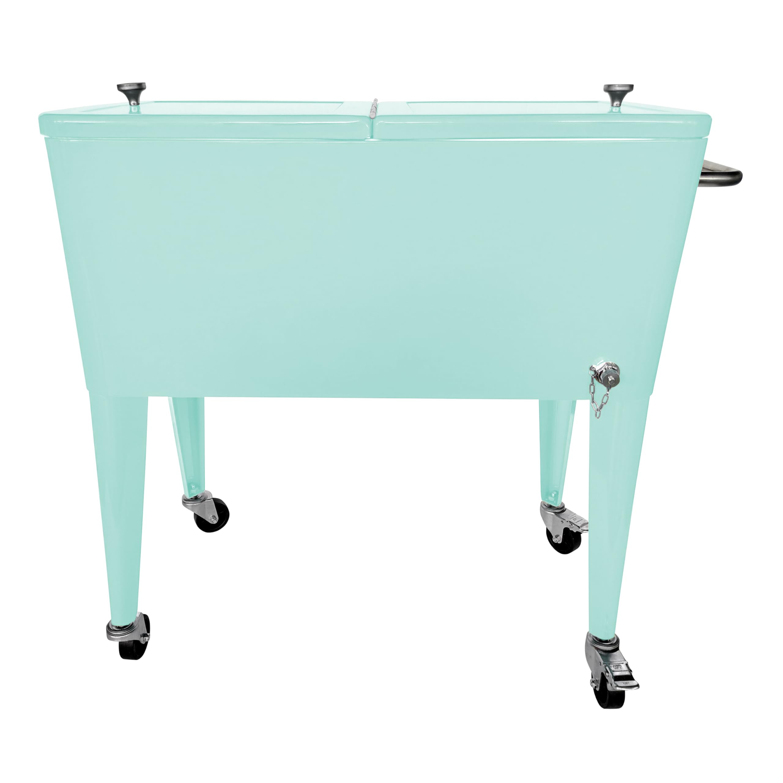 AXI Retro Cooler Mint | Nevera portatil para Exterior/Jardin | Nevera 76 litros.