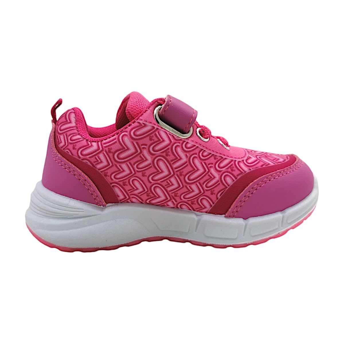 Leomil Barbie Kinderschuhe Mädchen Halbschuhe Klett Rot Freizeit