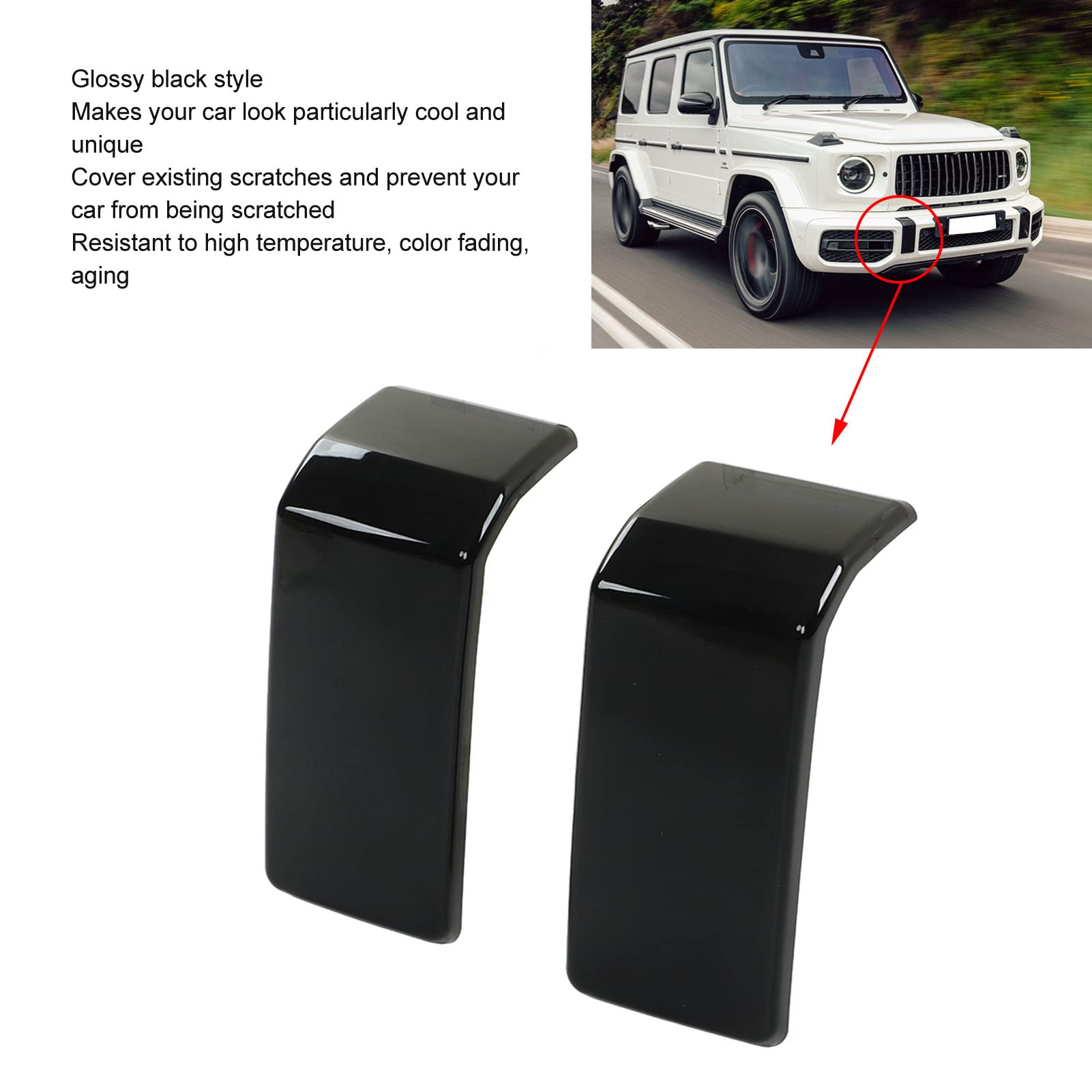 Amazon | KIMISS フロントバンパートリム、交換用 Gクラス AMG G63 