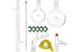 State-of-the-Art 13-Piece Glass Distillation Glassware Kit