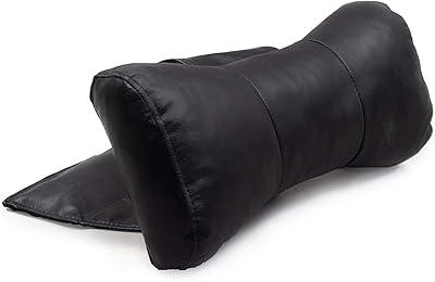 Octane Seating Contoured Recliner Head & Neck Pillow | Black Bonded Leather