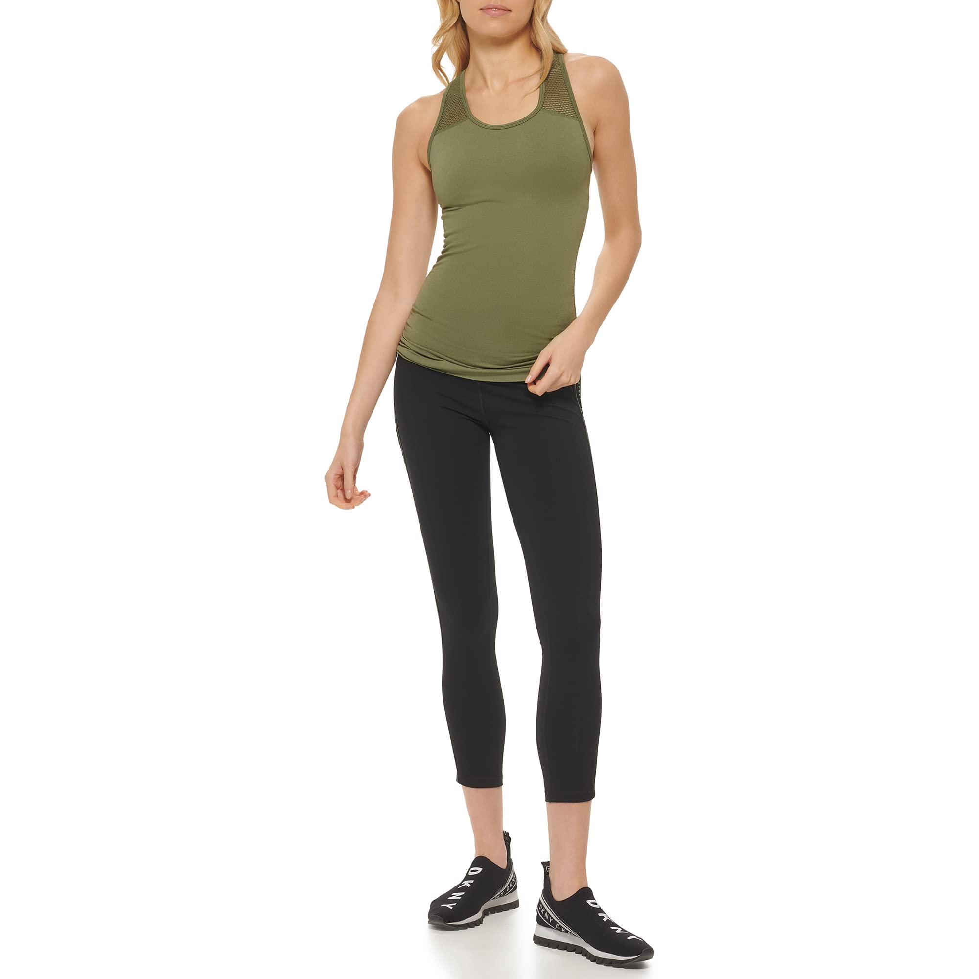 DKNY Seamless Racerback R Camiseta para Mujer
