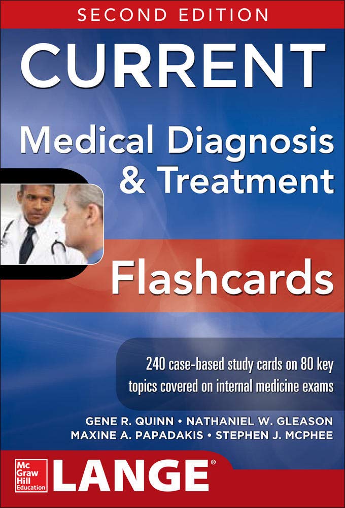 CURRENT Medical Diagnosis and Treatment Flashcards, 2E (INTERNAL MEDICINE)