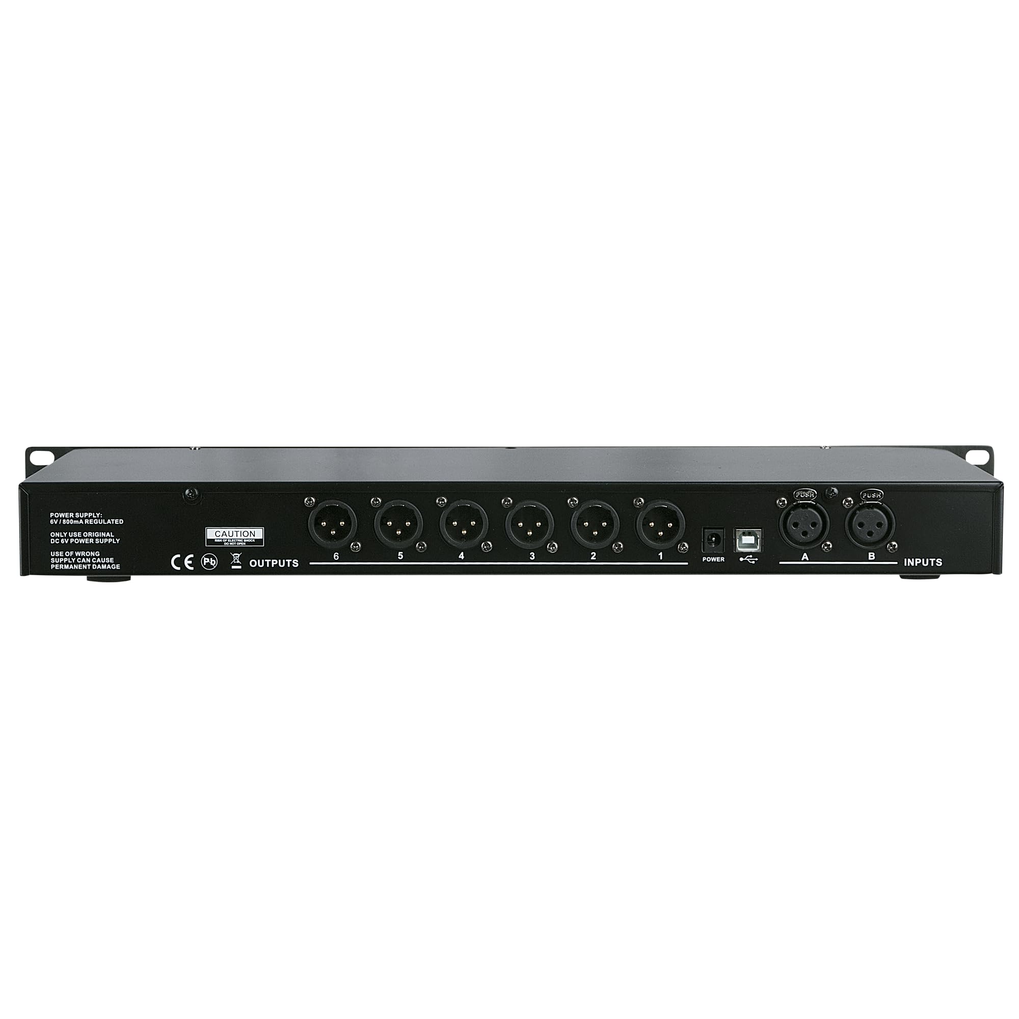 DAP Audio DCP-26 MKII Frequenzweiche 2-in, 6-Out
