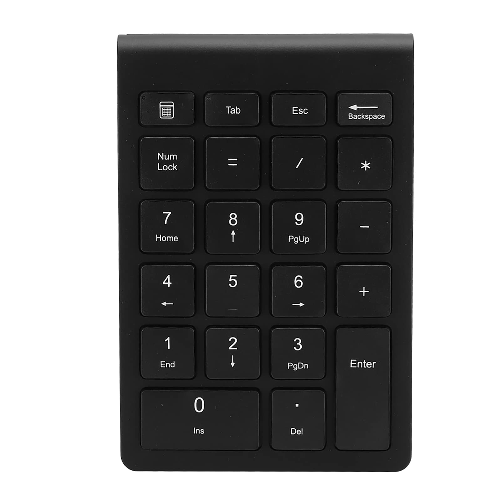 Denash Combo Tastierino Numerico e Mouse Wireless, Set di Tastierino Numerico e Mouse USB Wireless Ultra Sottile 2.4G 22 Tasti Portatile per Notebook
