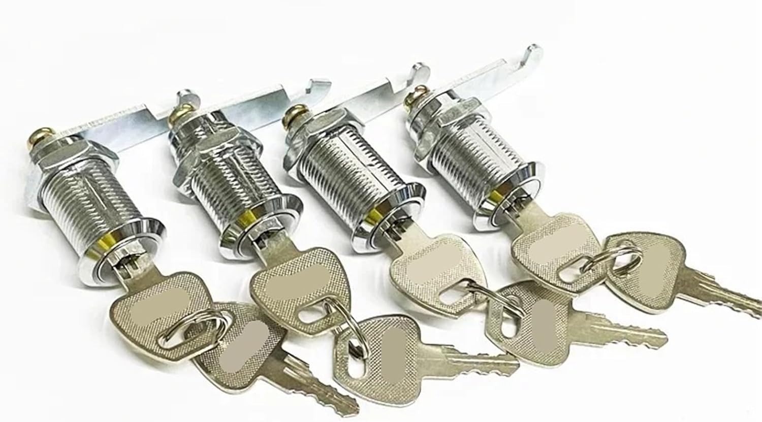 Drawer Cam Lock with 2 Keys Door Furniture Hardware HJ03 1Pcs(Key Different X 40mm)