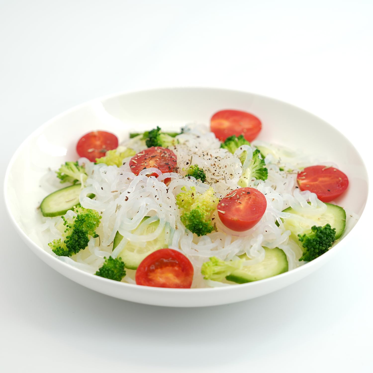 Elf-family Bio Pasta Konjac Keto Carbohidratos Ultrabajos/Vegano/Sin Gluten 270 g x 1 cajas(2 paquetes), Fideos Konjac Noodles Shirataki Noodles/Sin azúcar/Bajo en Calorías - Spaghetti