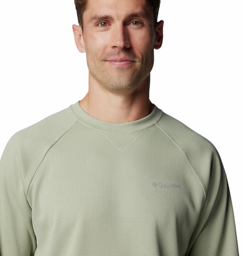 Columbia Men's Black Mesa Waffle Knit Crew Ii4