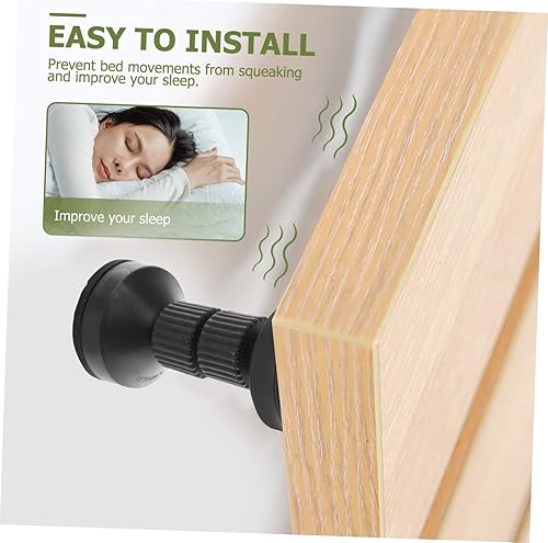 Miniatura 3 de Holibanna 4 piezas de muebles para evitar caídas para cabecero de pared, tapones de cama de pared, cabeceros de puerta de pared para cabecero de