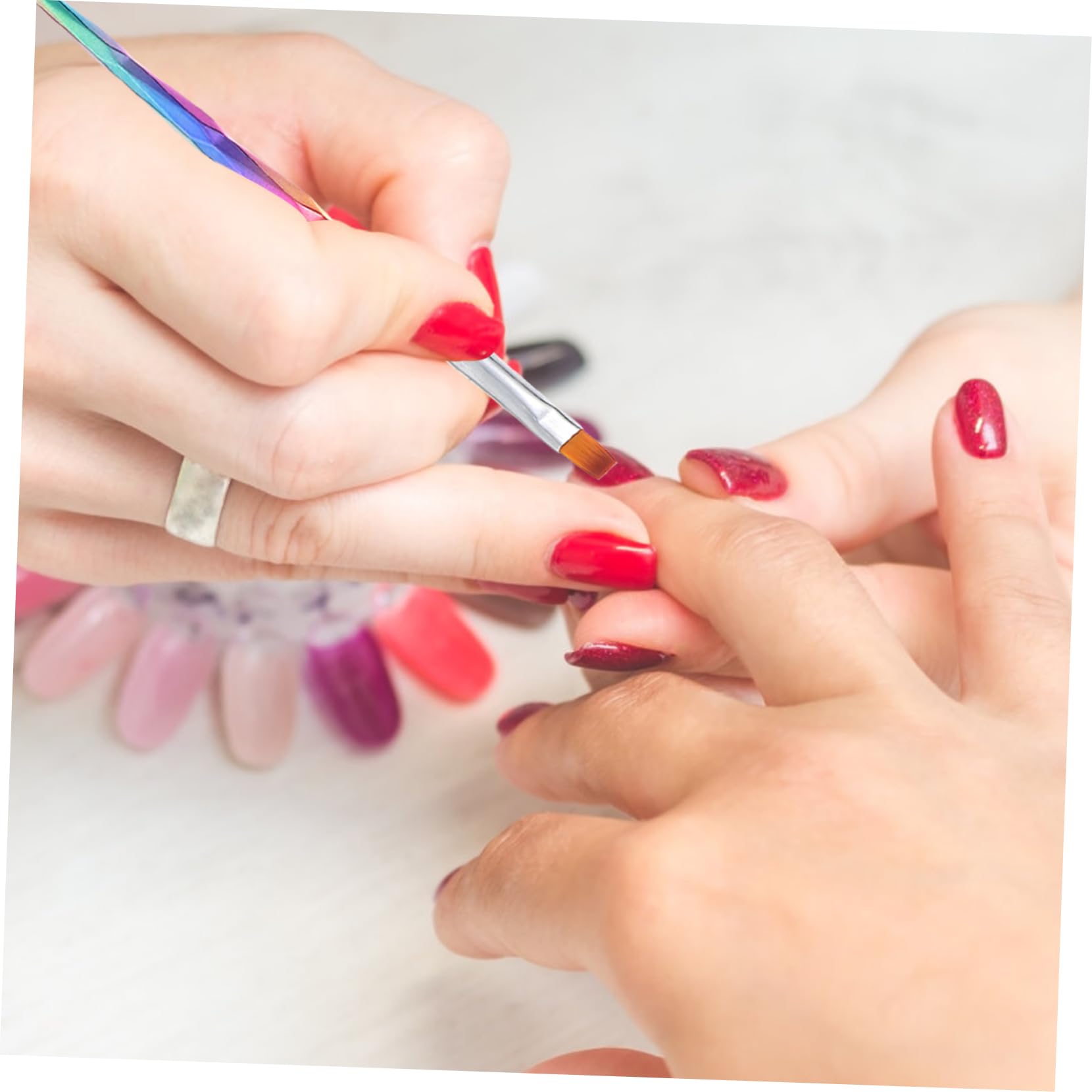 FRCOLOR 24pezzi Per Nail Art Professionali Per Manicure e Decorazioni Unghie Per e Versatili