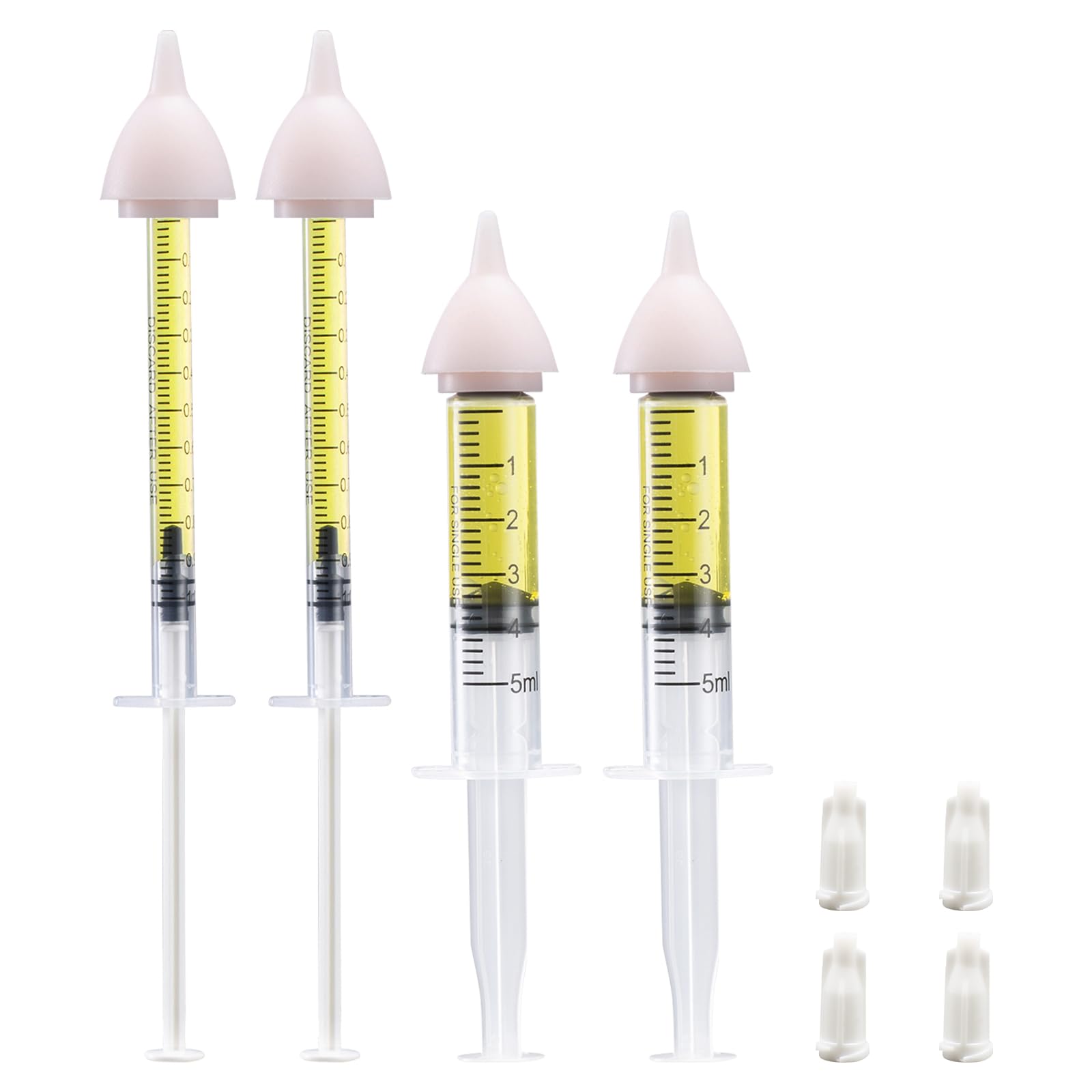 Pet Nursing Bottle, Nursing Bottle Kits, Kitten Bottle Feeding Kit, Fit for Feeding Newborn Puppies, Kitten, with 6 Replacement Nipple for Nursing Puppy Milk