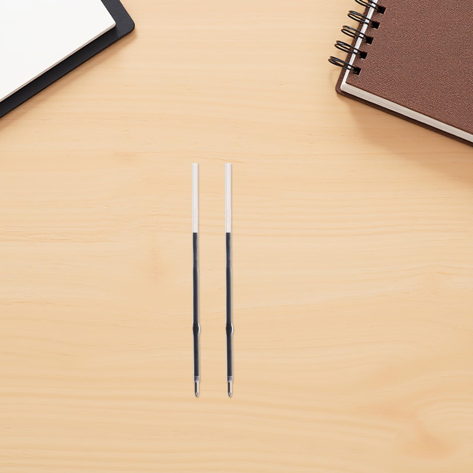 500 Pièces Lot de Recharges Stylos à Bille Noires Recharge pour Stylos Rétractables Précision Écriture Fluide pour Bureau et Dessin