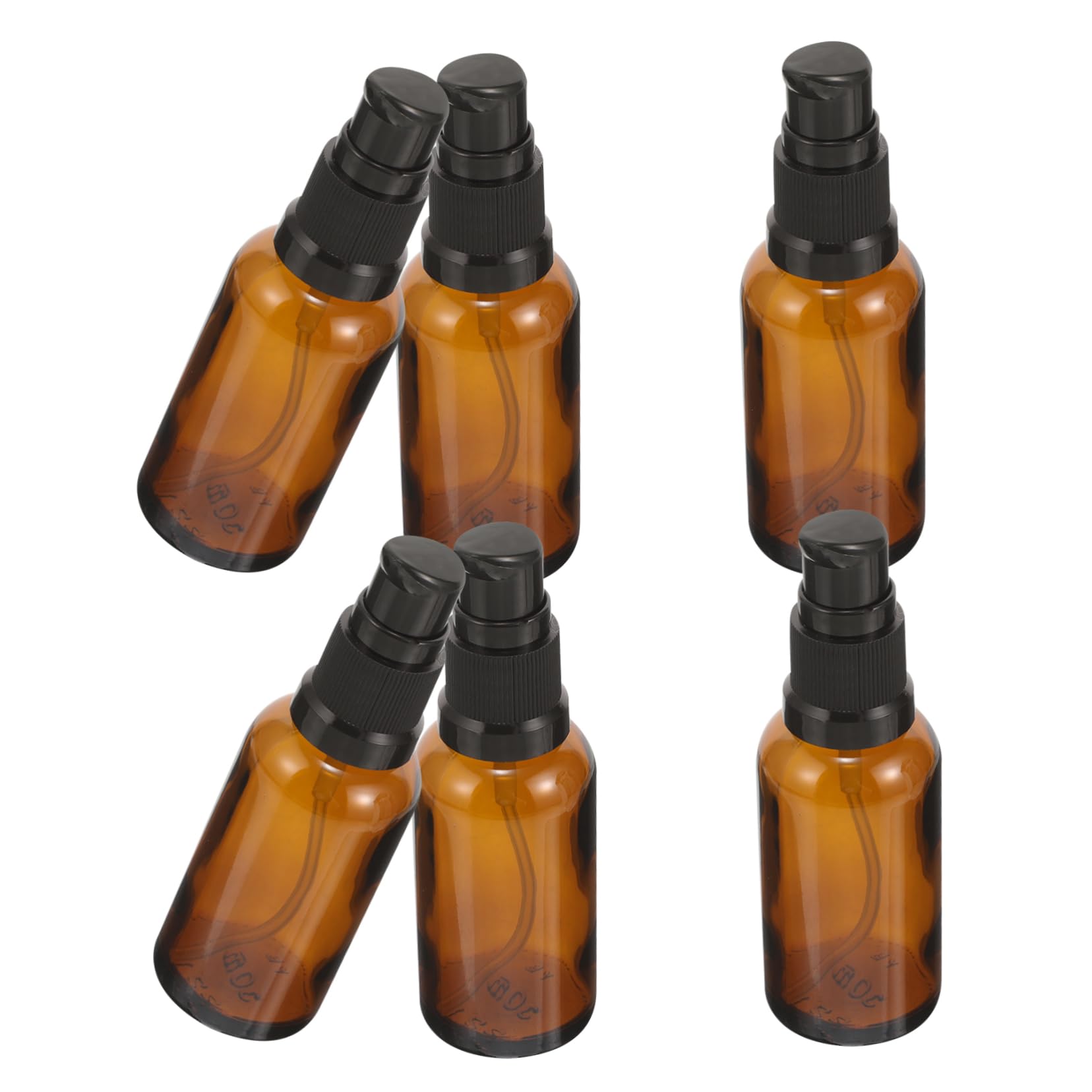 SHERCHPRY 3 Set Bottiglie Viaggio Con Pompa Contenitori Per Cosmetici E Profumi Dispenser Bottiglie Ricaricabili E Pratiche Per Viaggi 6 Pezzi*3