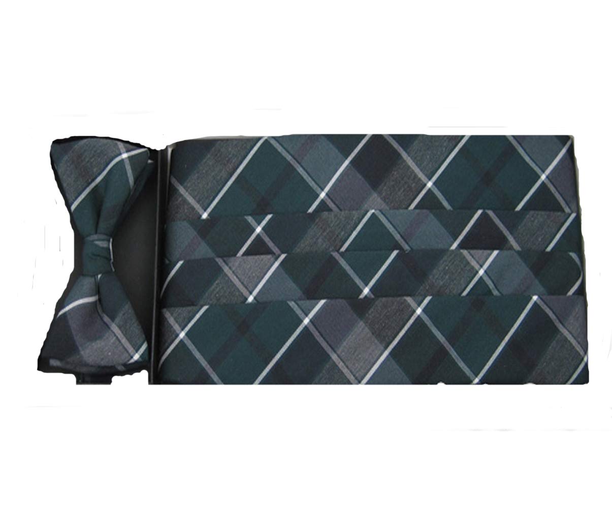Grayson Plaid Tie & Cummerbund Set-picture-21
