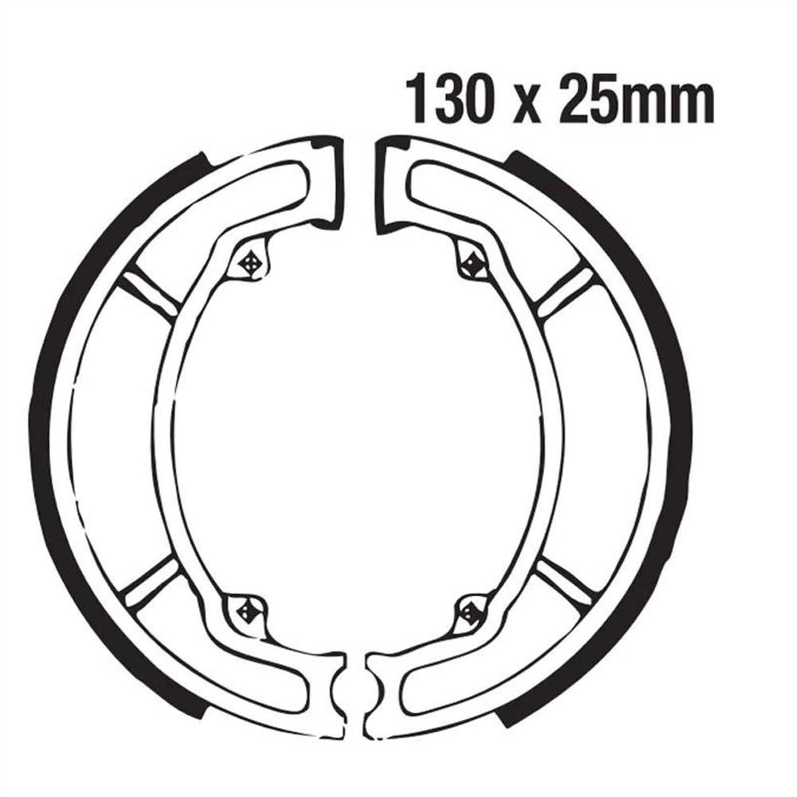 Ricambi per motociclette Per HONDA Per Super Cub C 125 (ABS) 2018 2019 2020 2021 Parti Ganasce Freno Posteriori Moto