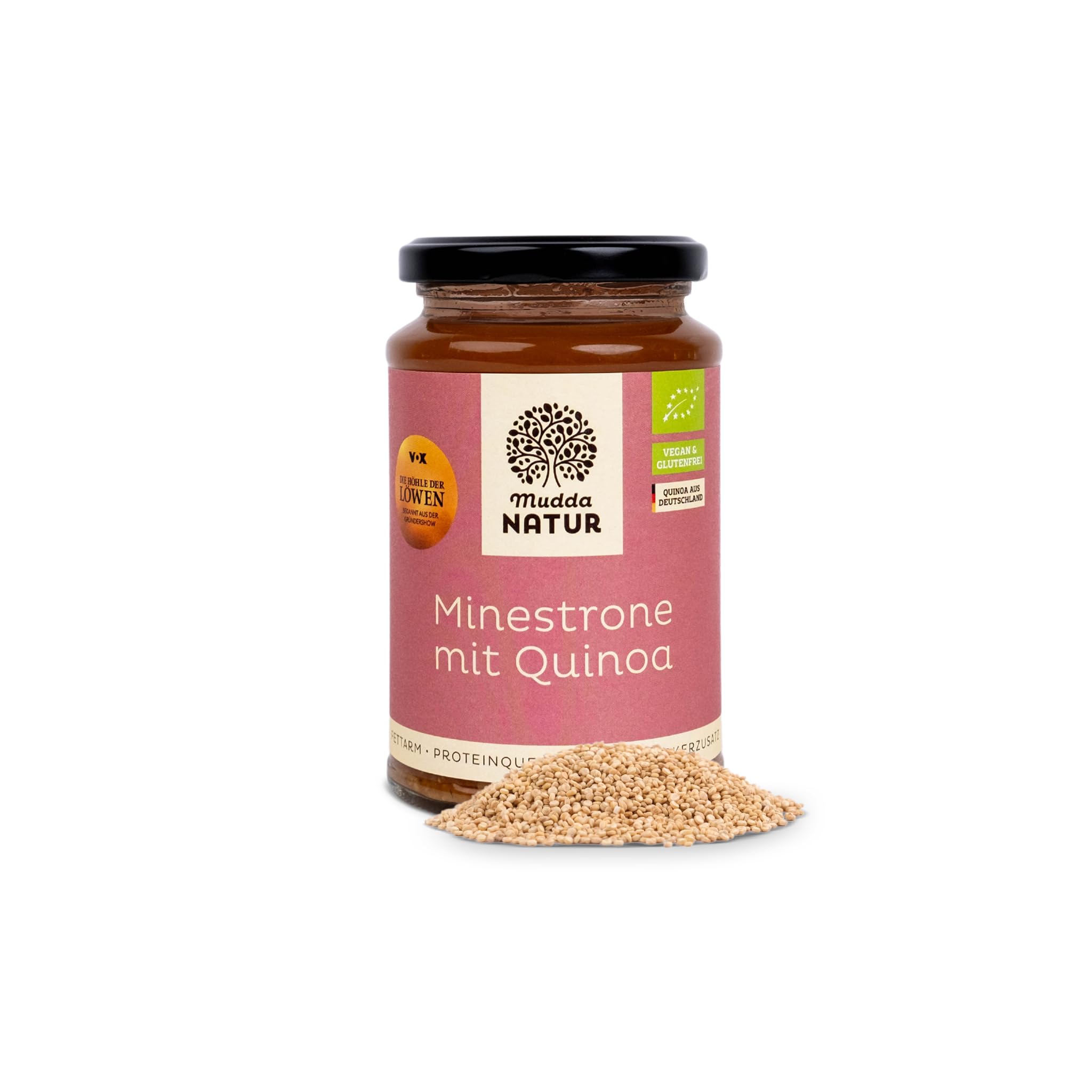 Mudda Natur Bio Quinoa Fitness Set 15-teilig vegan glutenfrei | Proteinreiche Bio Quinoa Auswahl für aktive Ernährung, glutenfrei, vegan und vielseitig