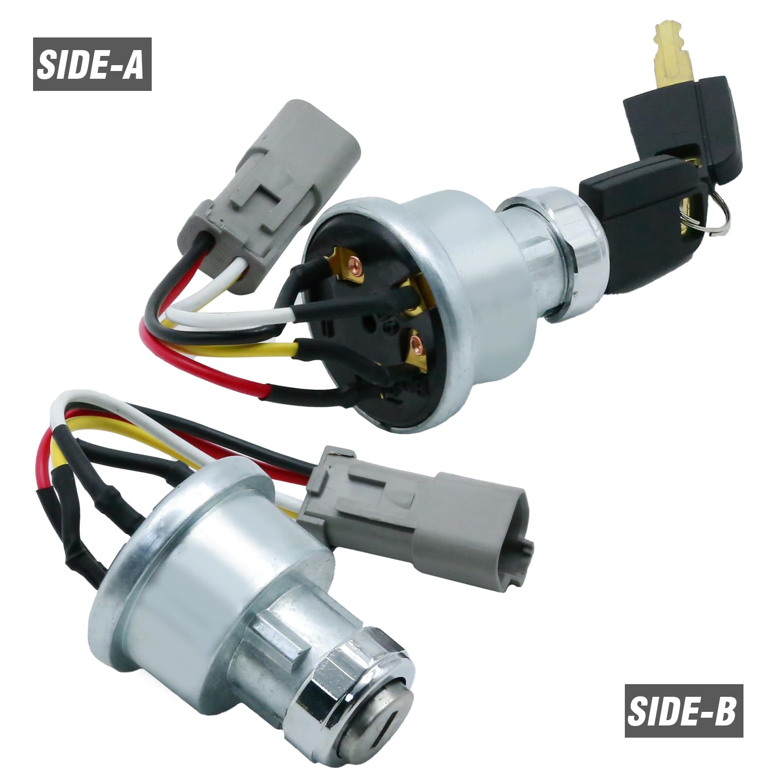 Hoypeyfiy 142-8858 Ignition Switch Assembly with 2 Keys, Ignition