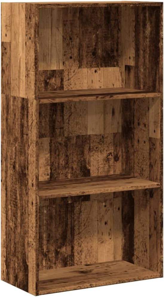 vidaXL Bookcase Bookcase Storage Antique Wood 60x30x114cm Brown