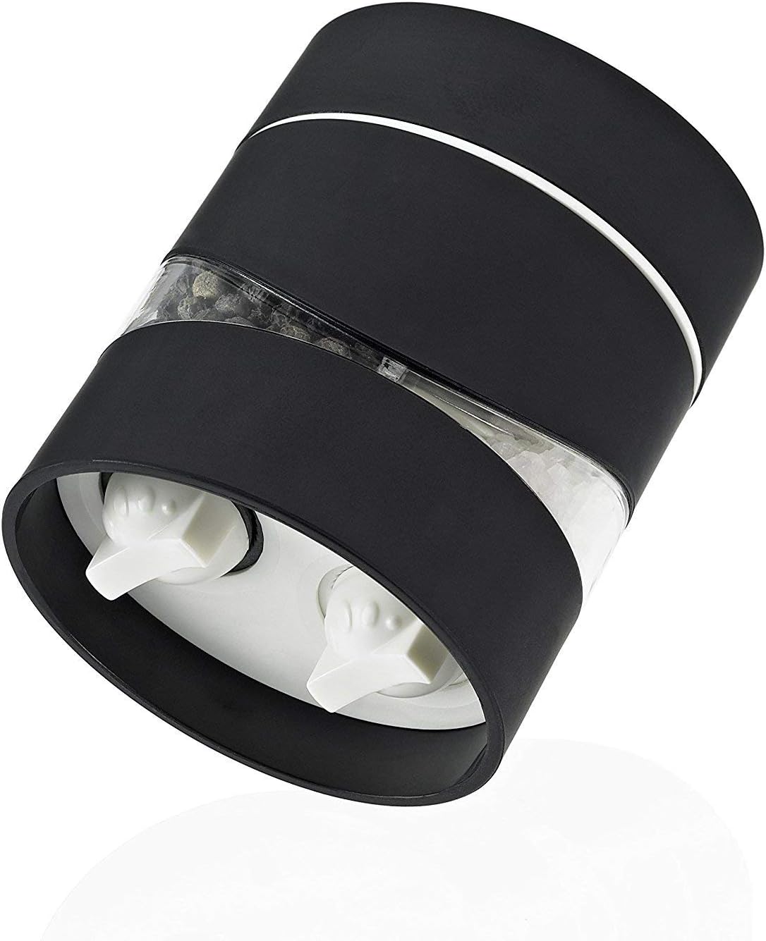 Lurch Germany Compact Dual Mill for Salt and Pepper, Black